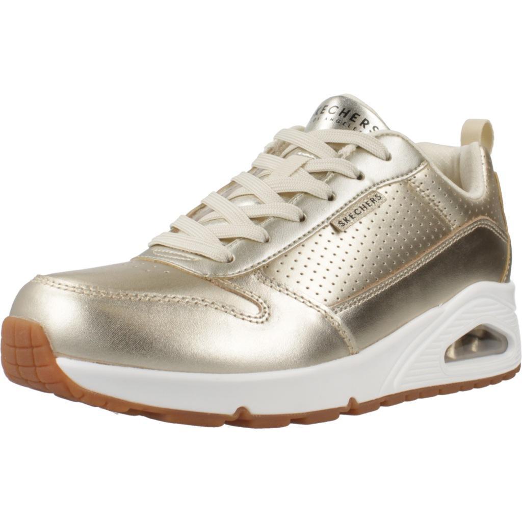 Kapcie SKECHERS UNO - METALLIXS Złoty