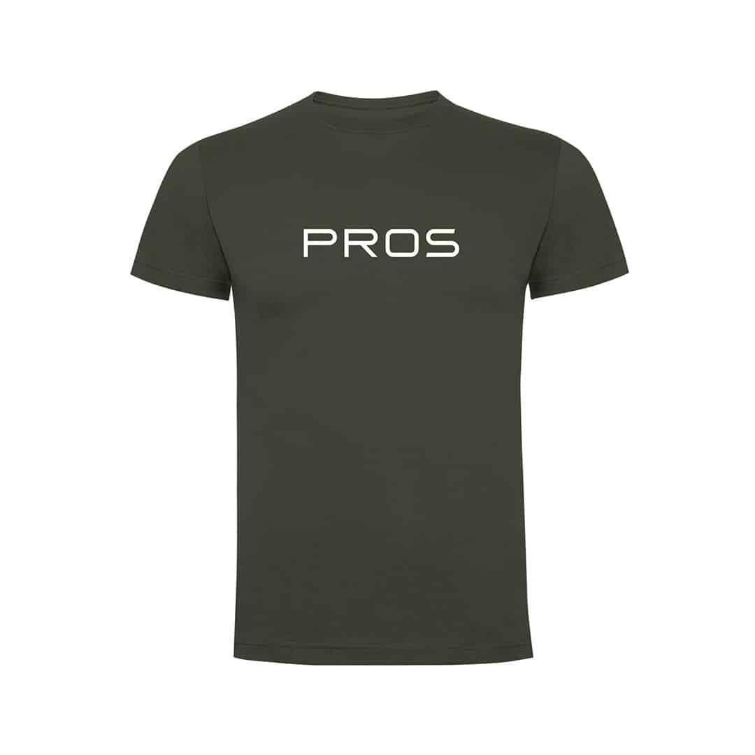 Koszulka męska t-shirt PROS Oliwkowy 50/S
