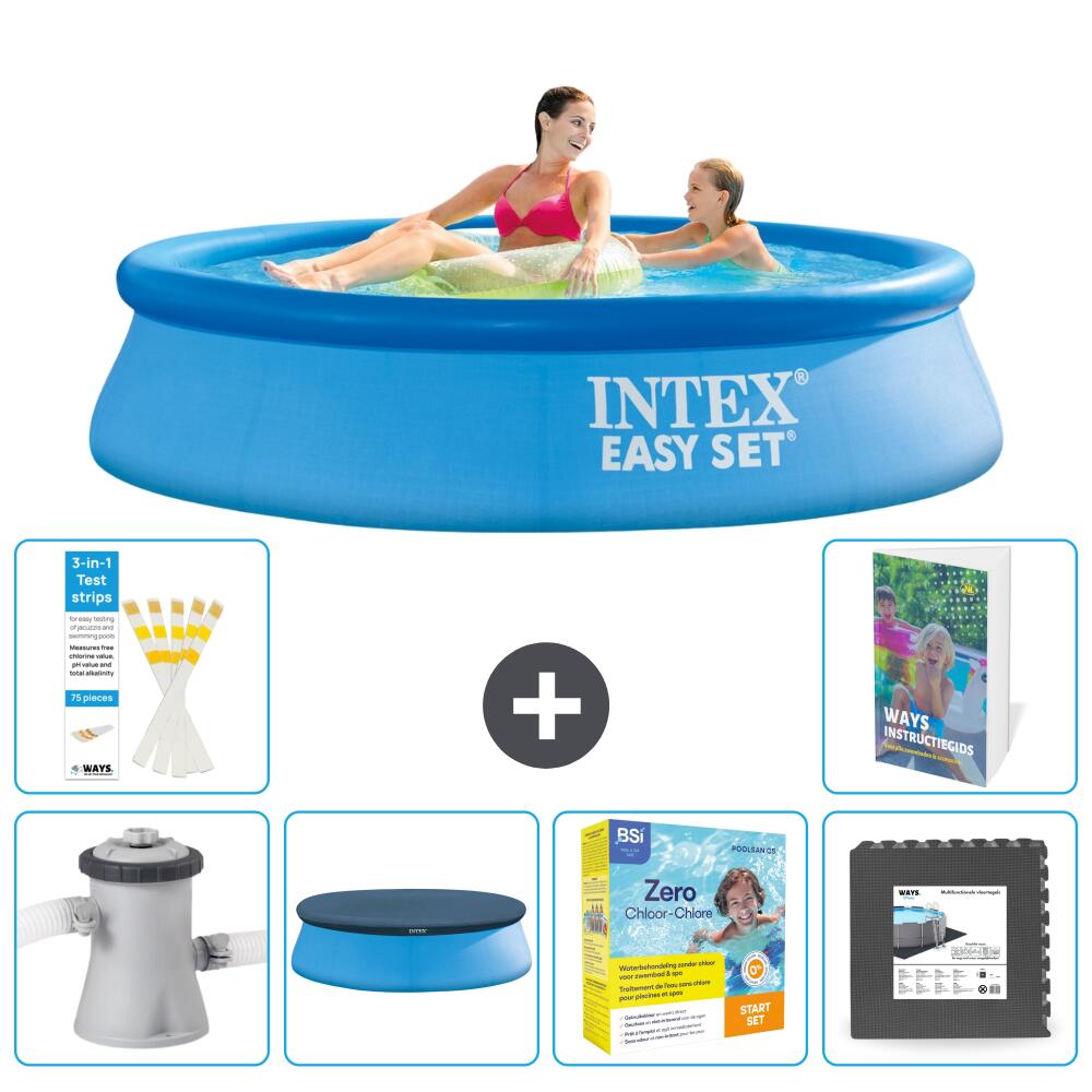 INTEX Basen Easy Set Okrągły - 244x61 cm - 7-częściowy S259
