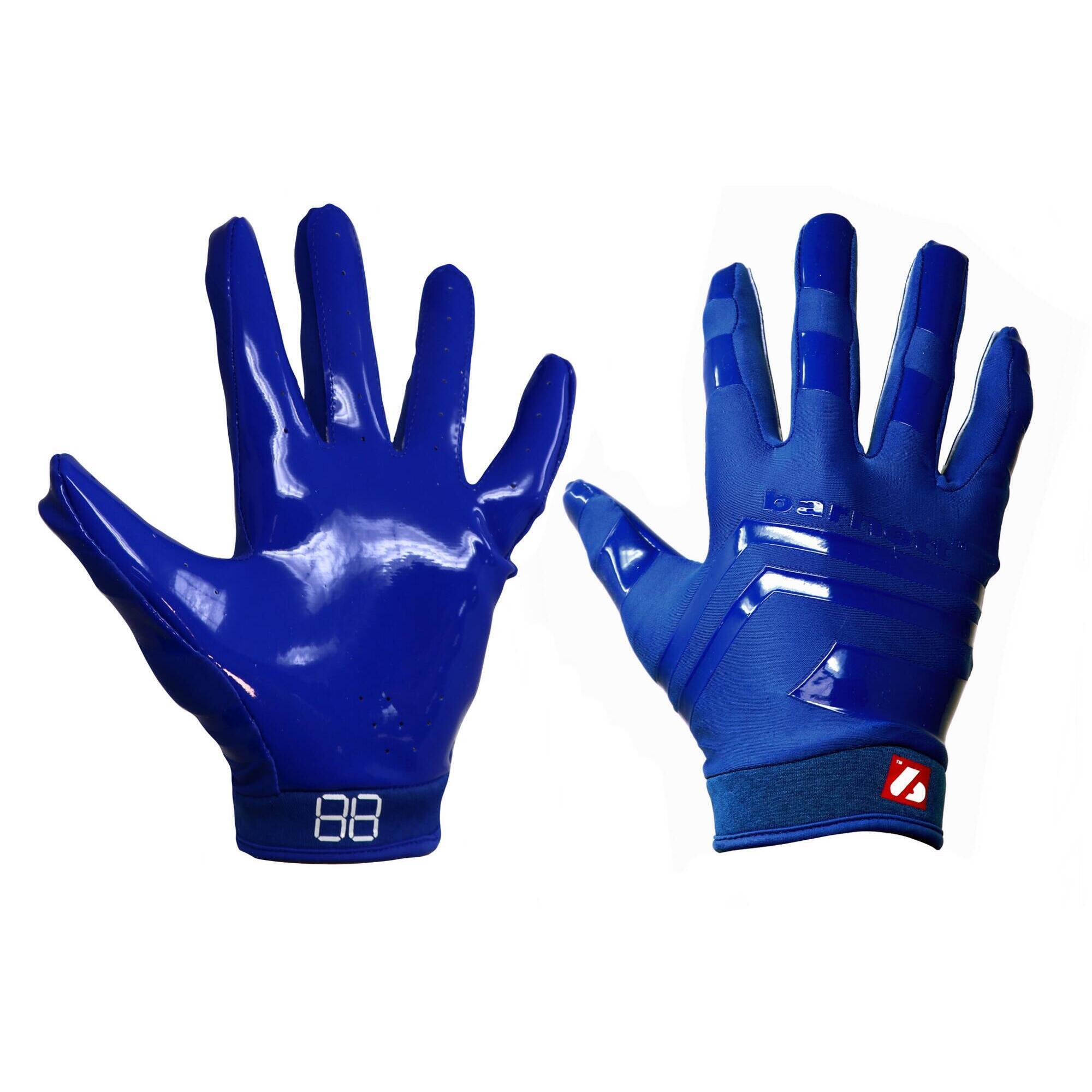 rękawice do futbolu amerykańskiego pro receiver, RE,DB,RB, Blue FRG-03