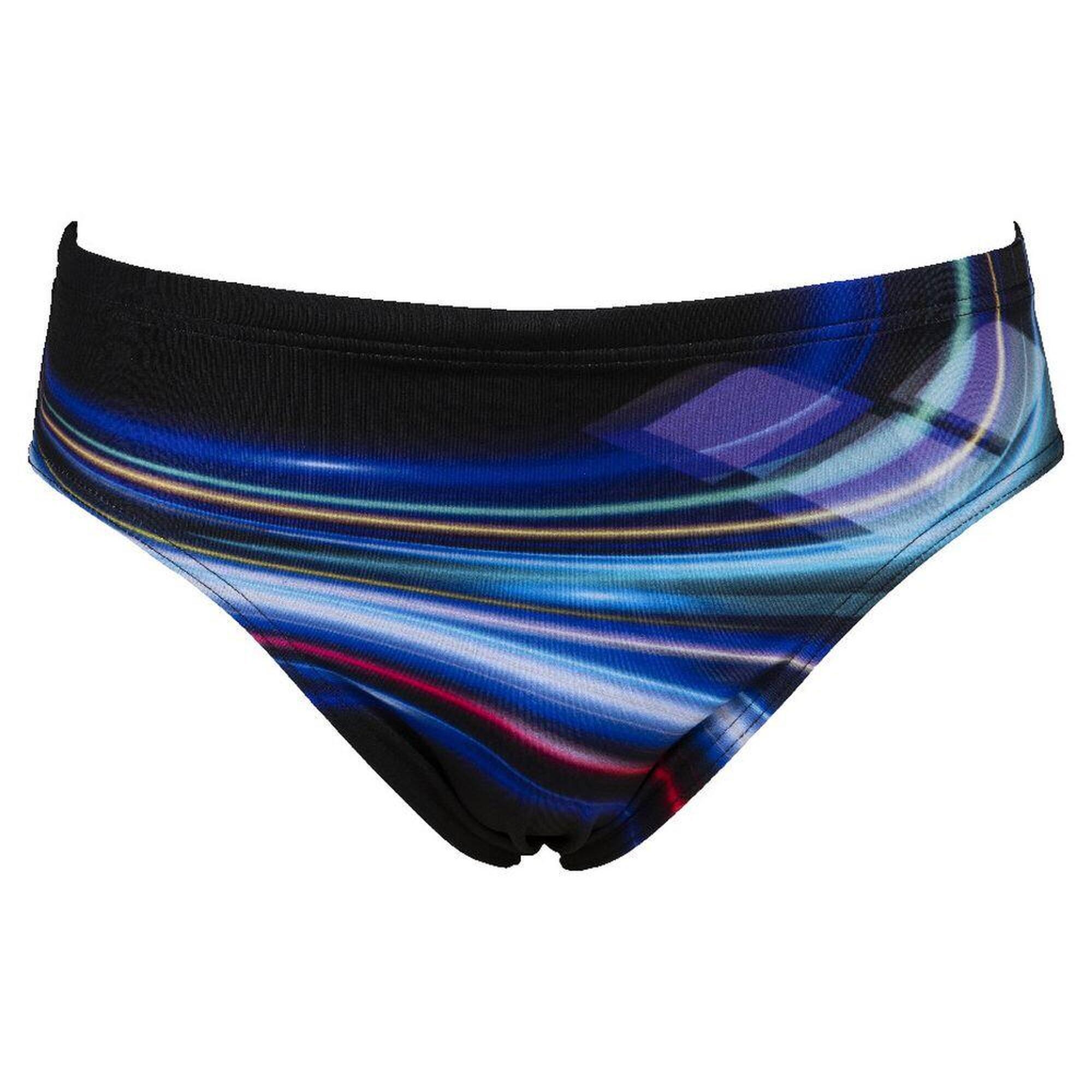 Kąpielówki slipy męskie na basen Arena Flashing Lights Brief