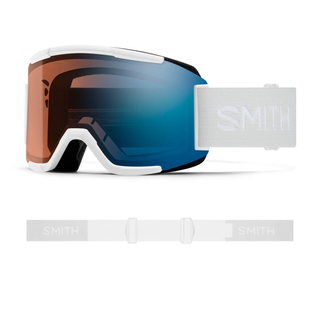 Gogle Smith Squad White Vapor ChromaPop Pro Photochromic Blue Mirror Lens 2026