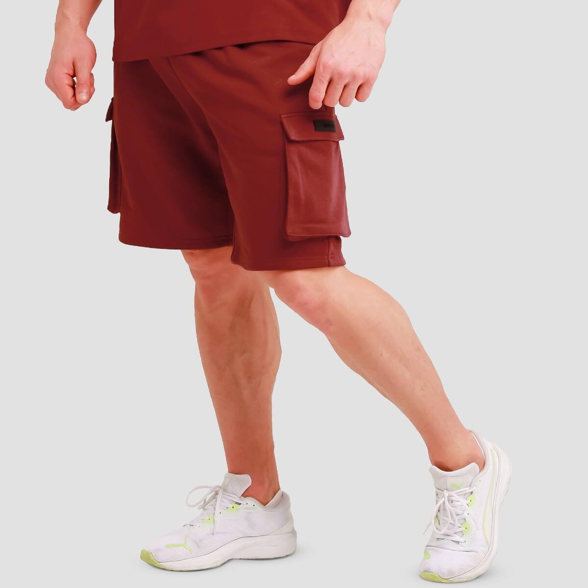 Szorty męskie fitness cargo regular Utility Red