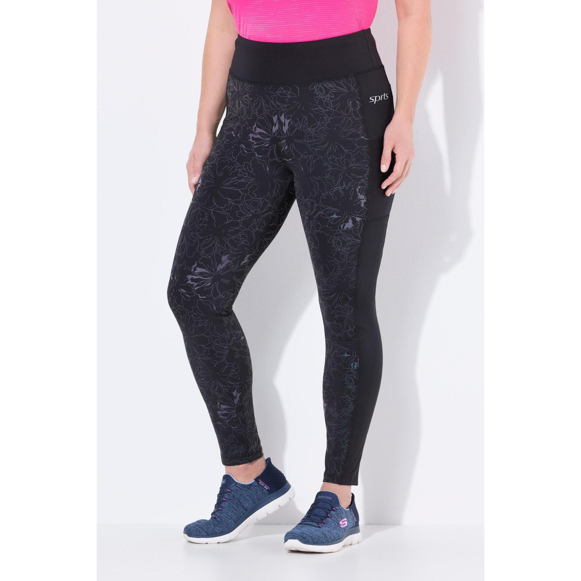 Damskie Legginsy sportowe szybkoschnące kieszenie z recyklingu