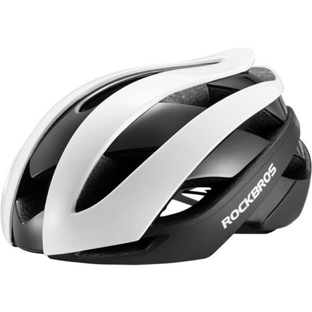 Kask rowerowy Rockbros rozmiar M - biało-czarny