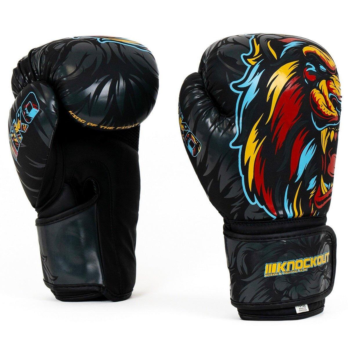 Rękawice bokserskie Knockout Lion