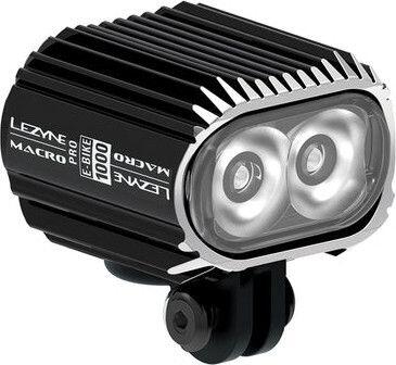 Lezyne Macro Drive E1000 Black - lampa przednia 1000 lumen, zgodna z e-bike