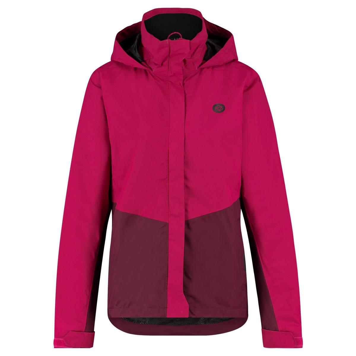 Section Rain Jacket Essential Women Wine Pink