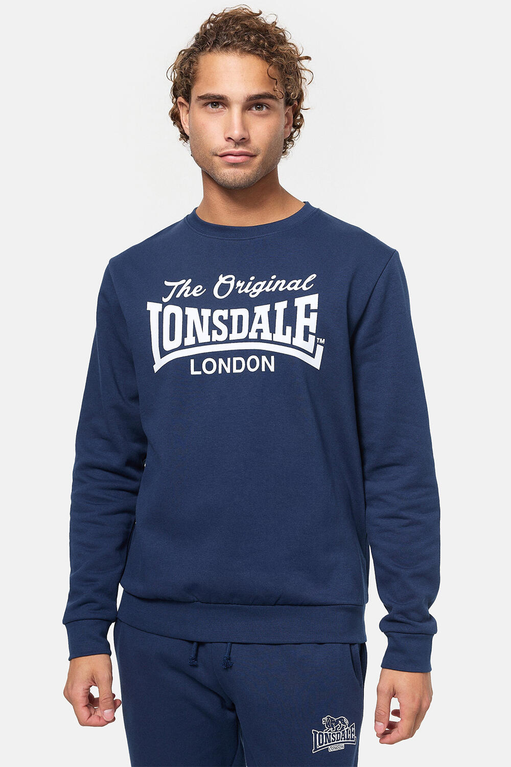Klasyczna bluza z okrągłym dekoltem Lonsdale Burghead