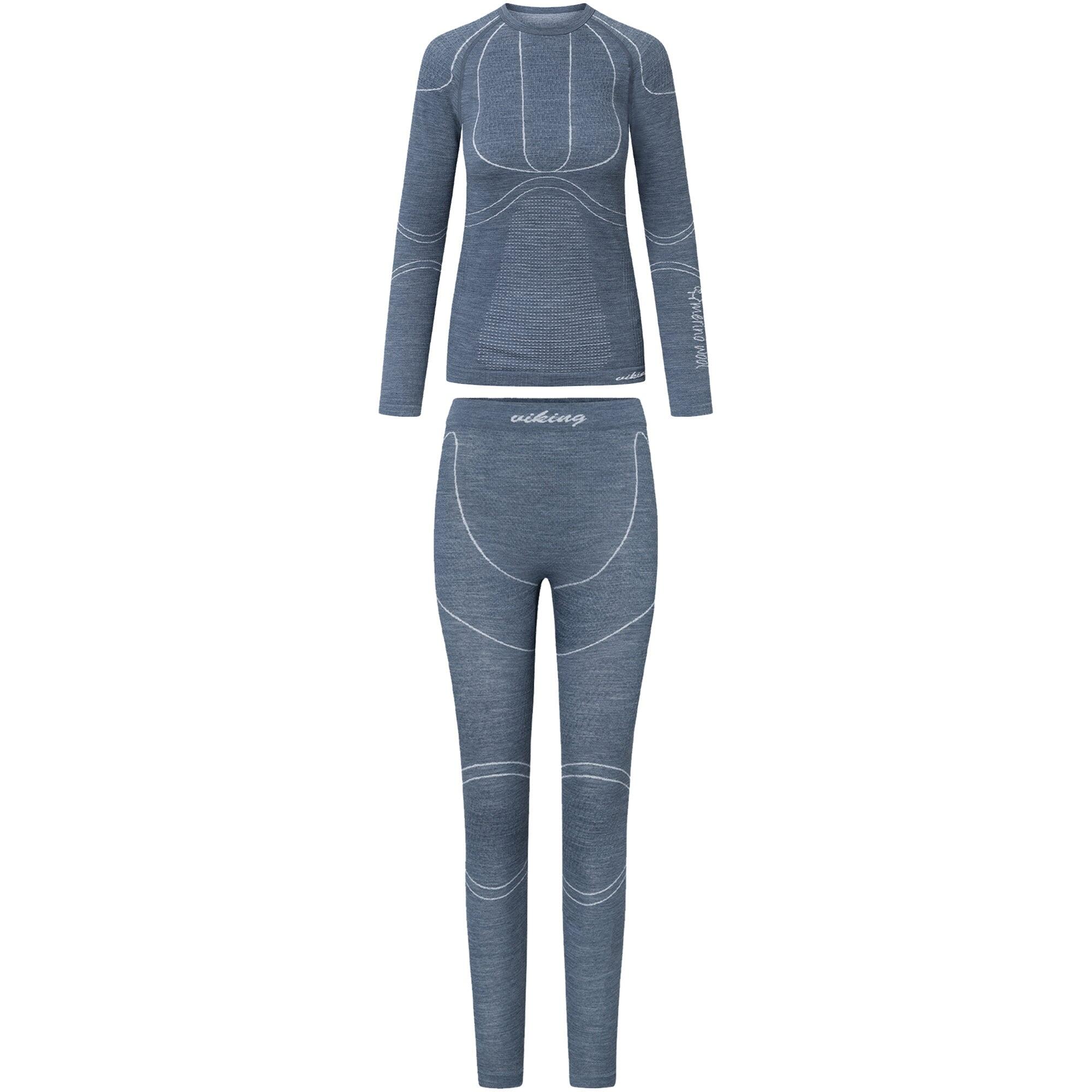 Komplet damskie bielizny termoaktywnej Viking Lana Pro, z wełną Merino