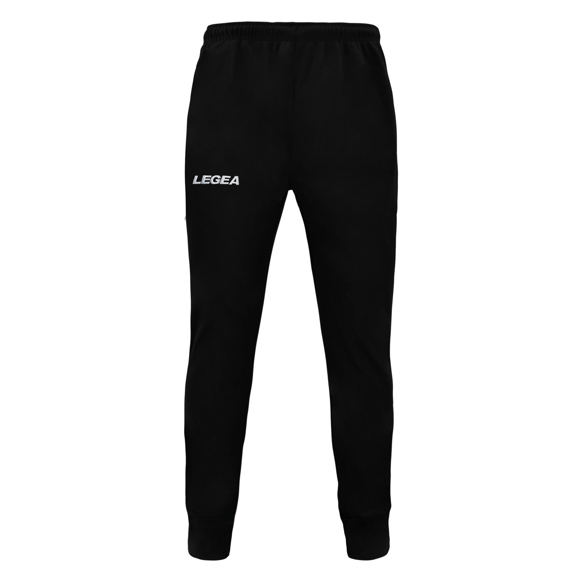 Oversize spodnie treningowe z poliestru czarne
