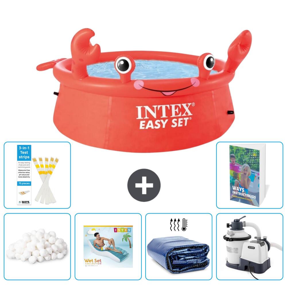 INTEX Basen Easy Set Okrągły - Krab - 183x51 cm - 7-częściowy S5
