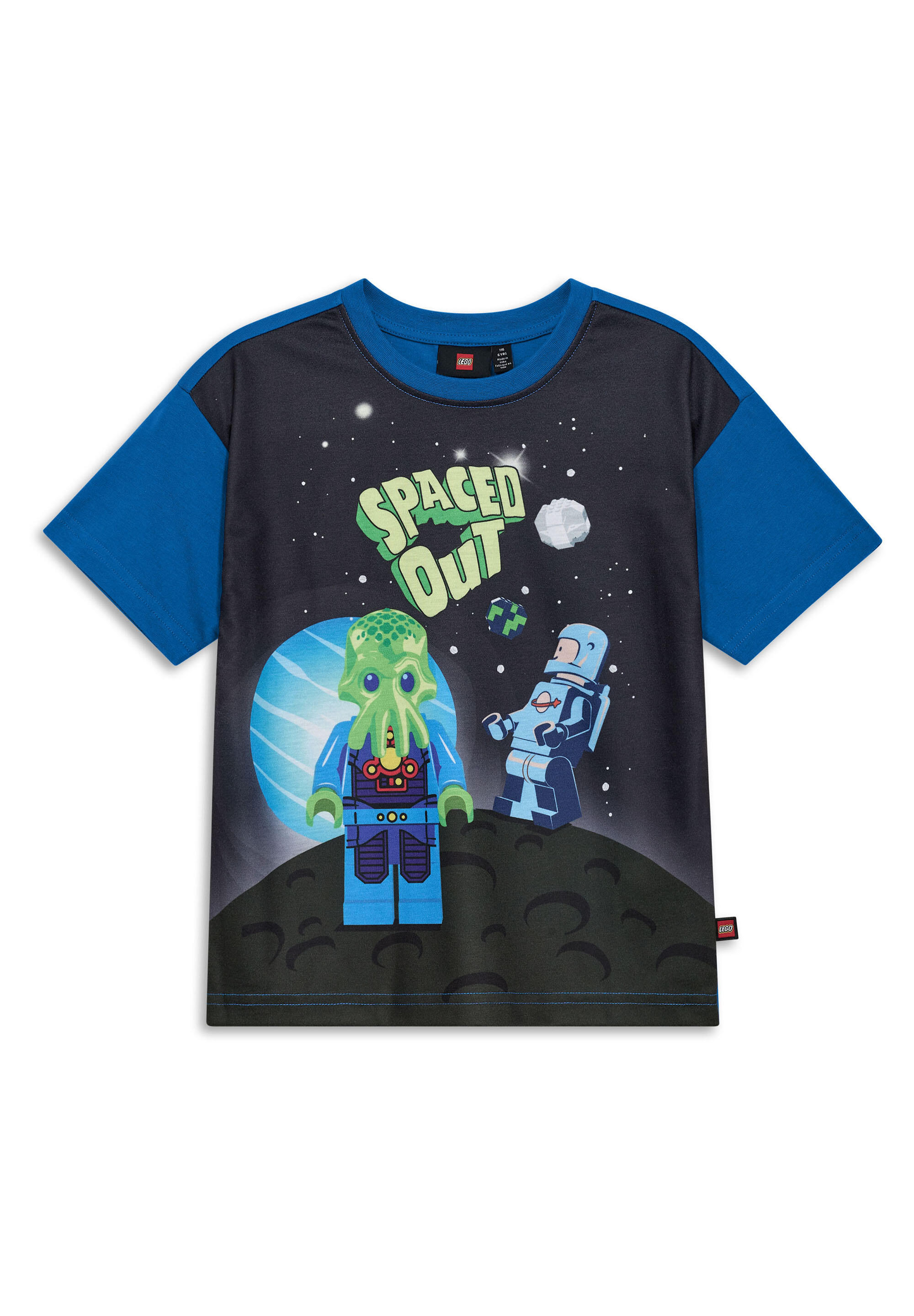 Koszulka Dziecięca LEGO Space Taffy 100 Niebieska