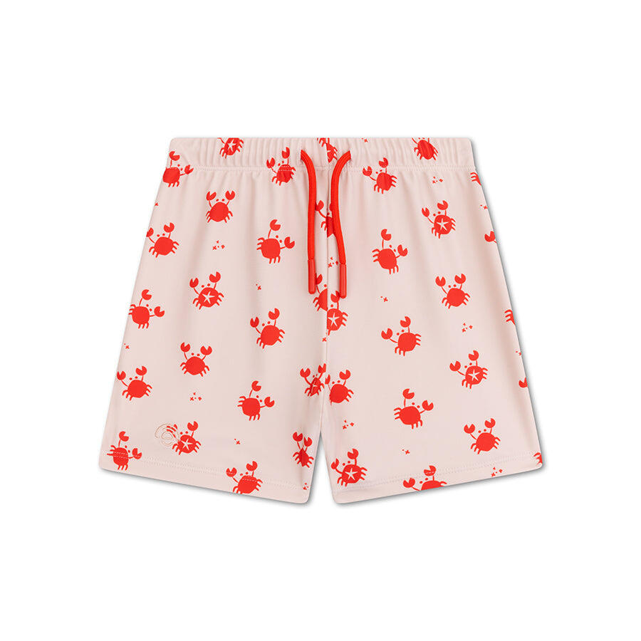Swim Essentials Swim Boxer - Beige/red - Crabby