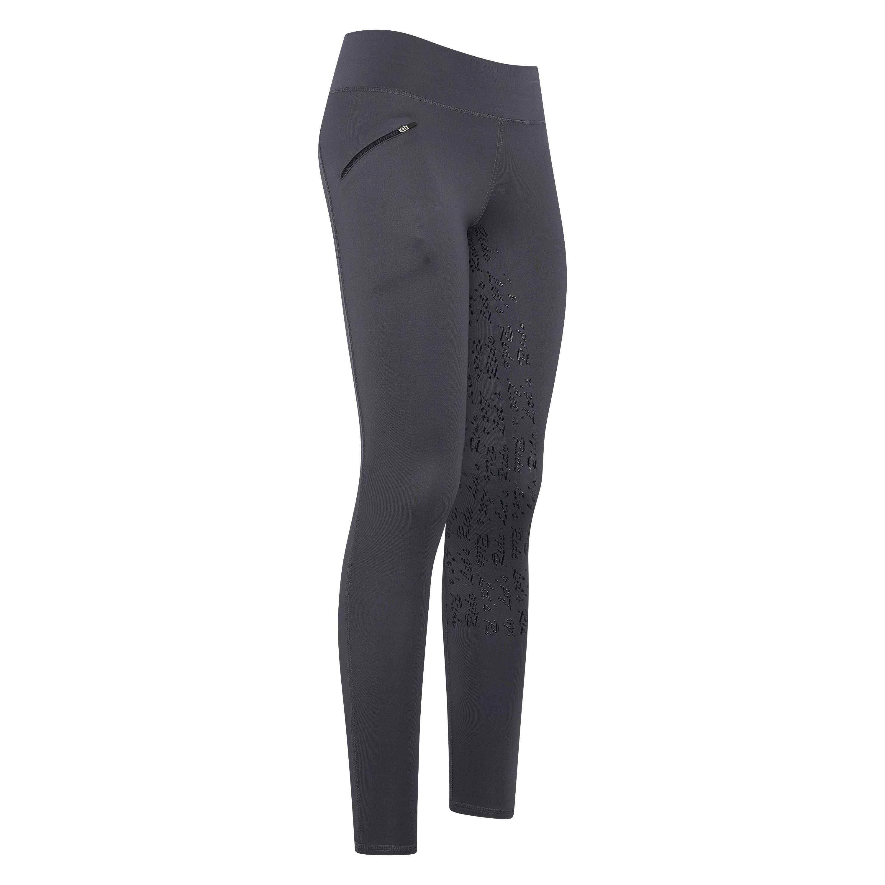 Dziewczęce legginsy jeździeckie z pełną przyczepnością Easy Rider Dietse Winter