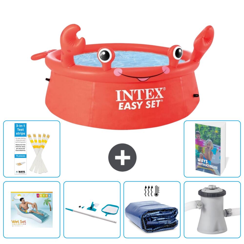 INTEX Basen Easy Set Okrągły - Krab - 183x51 cm - 7-częściowy S134