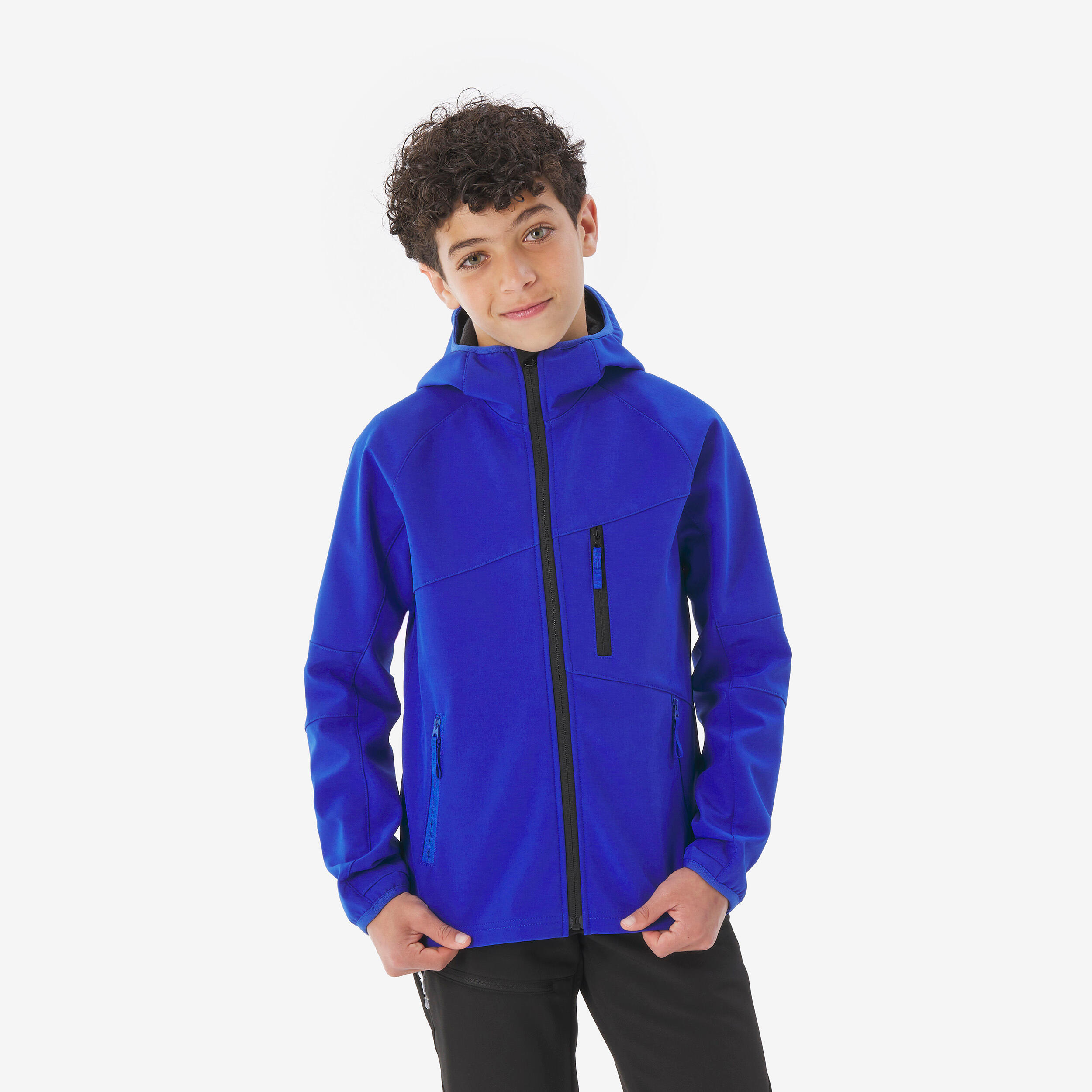 Kurtka softshell turystyczna dla dzieci Quechua MH900