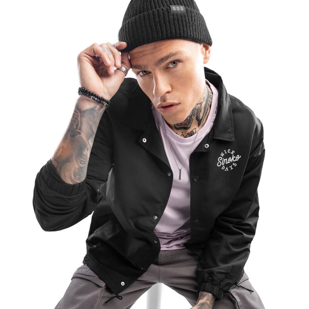 Kurtka sportowa męska coach Surf SIROKO Black Moon