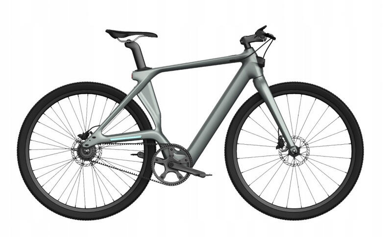 Rower elektryczny FIIDO AIR CARBON (28'') lekki, na pasku, M