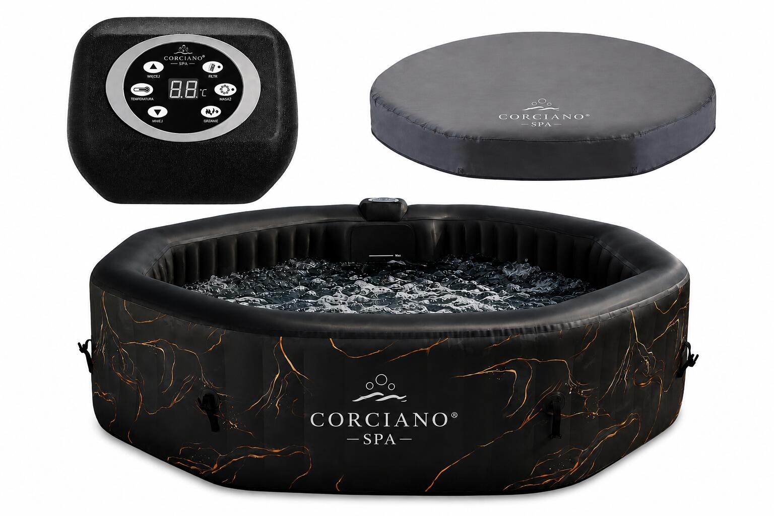 Spa ogrodowe dmuchane 6 osobowe Corciano hydromasaż