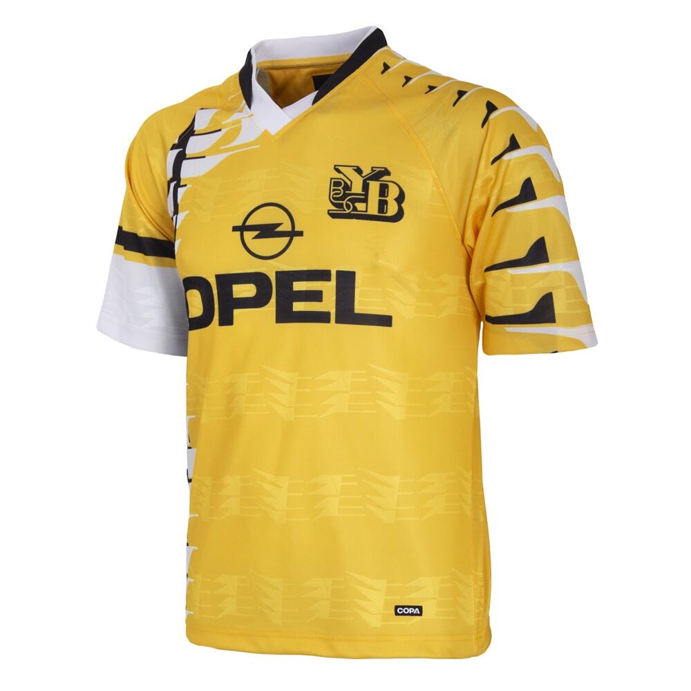 Koszulka retro piłkarska dla dorosłych - BSC Young Boys 1994/96 - Żółty