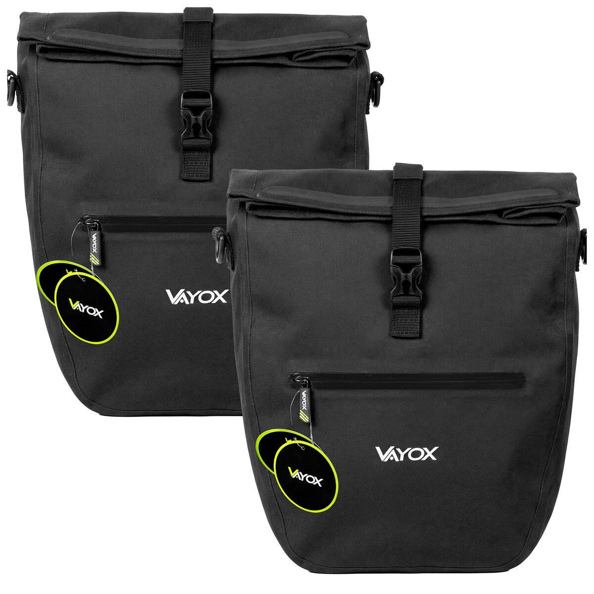 Zestaw 2x sakwa rowerowa na bagażnik VAYOX VA0445 boczna 25L