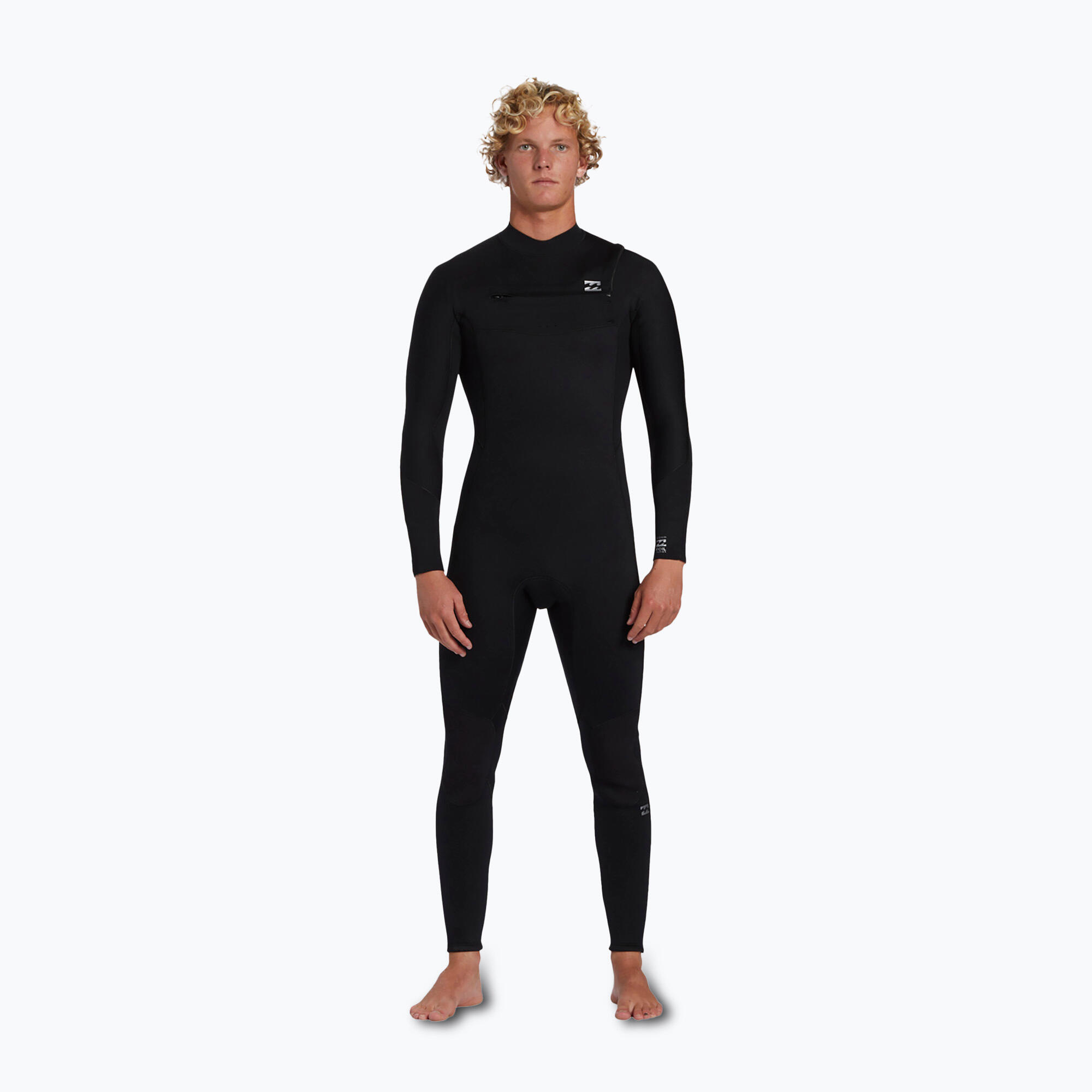 Pianka do pływania męska Billabong 5/4 mm Foil Chest Zip GBS black