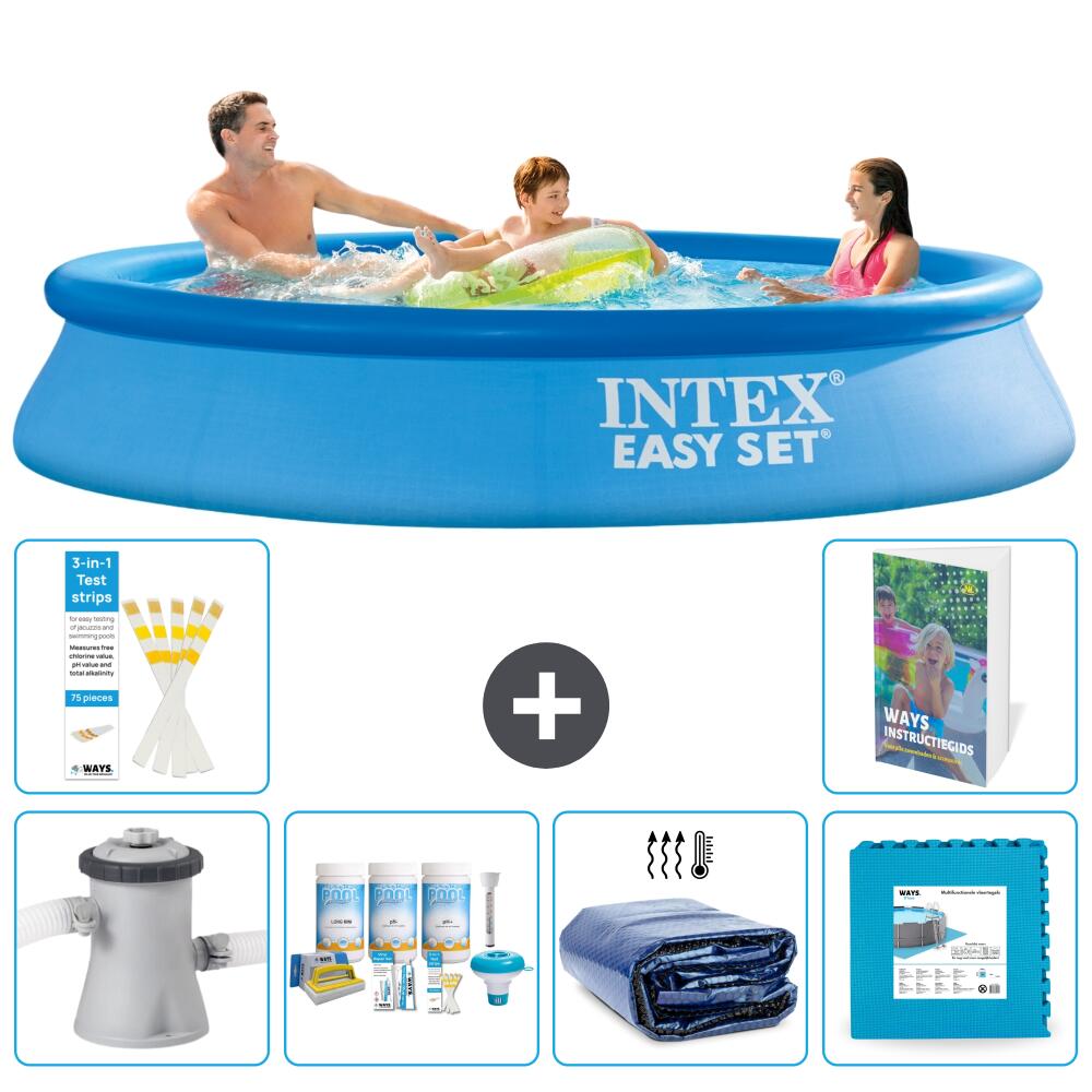INTEX Basen Easy Set Okrągły - 305x61 cm - 7-częściowy S188