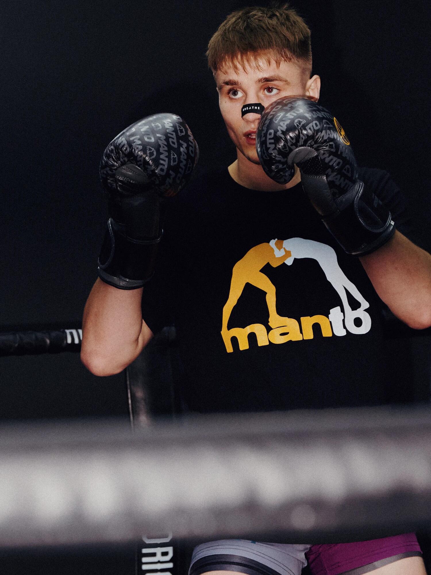 MANTO t-shirt LOGO czarny