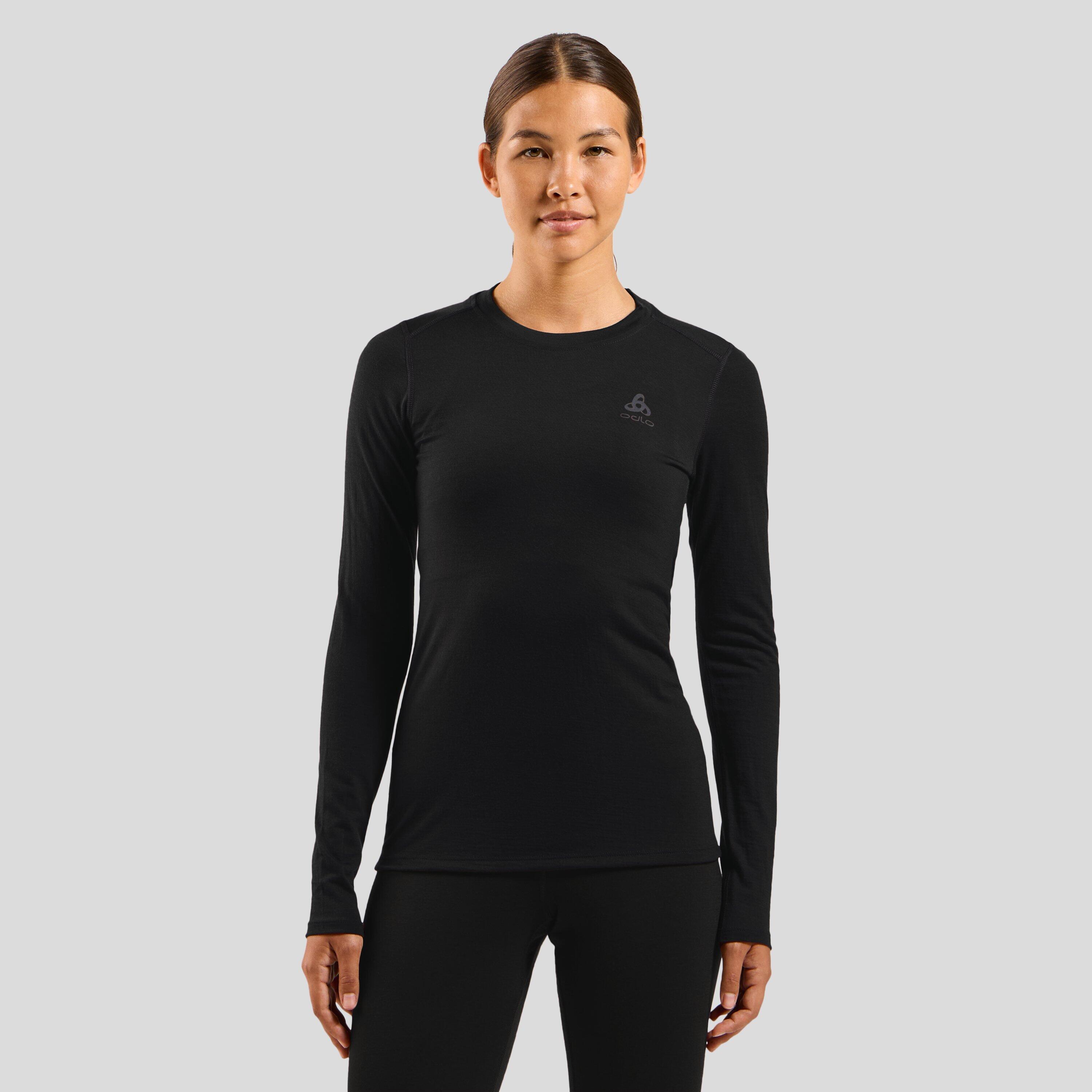 Koszulka termoaktywna z długim rękawem damska ODLO Merino 160 BL Top Crew Neck