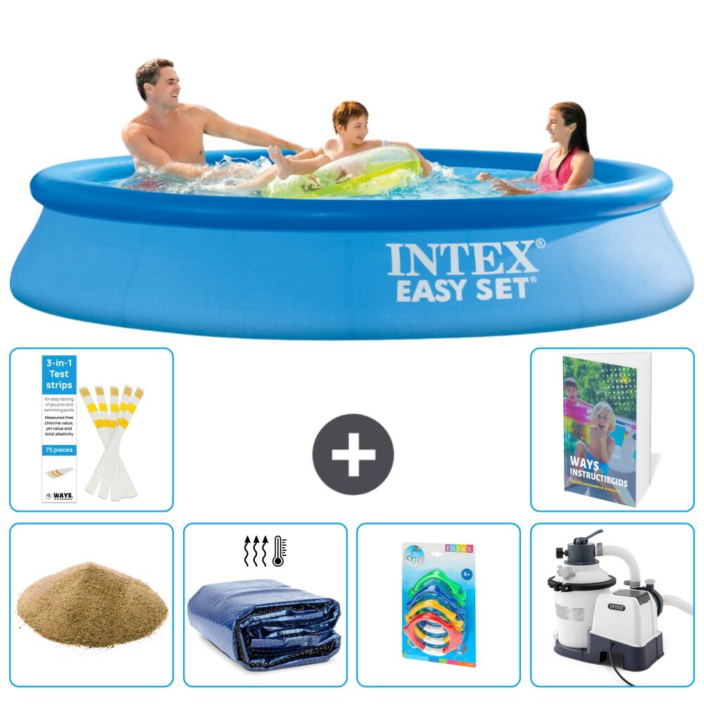 INTEX Basen Easy Set Okrągły - 305x61 cm - 7-częściowy S36