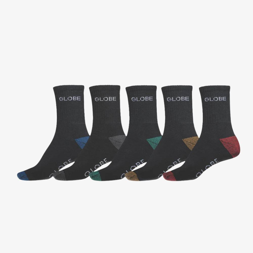 Skarpety Globe Ingles Crew 5PK czarne