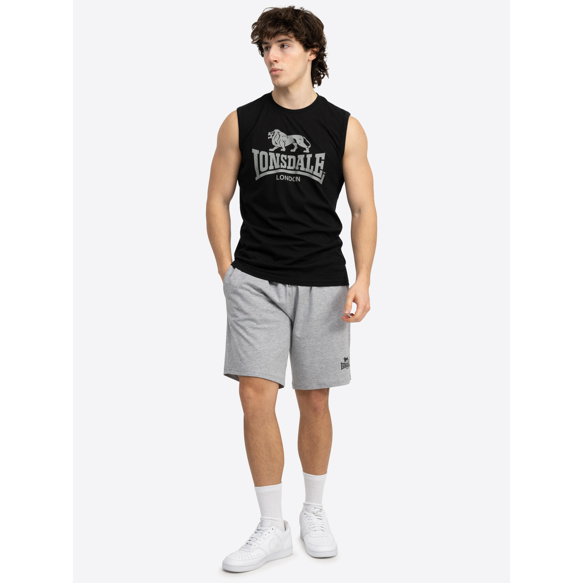 Tank top i zestaw szortów Lonsdale Claremorris