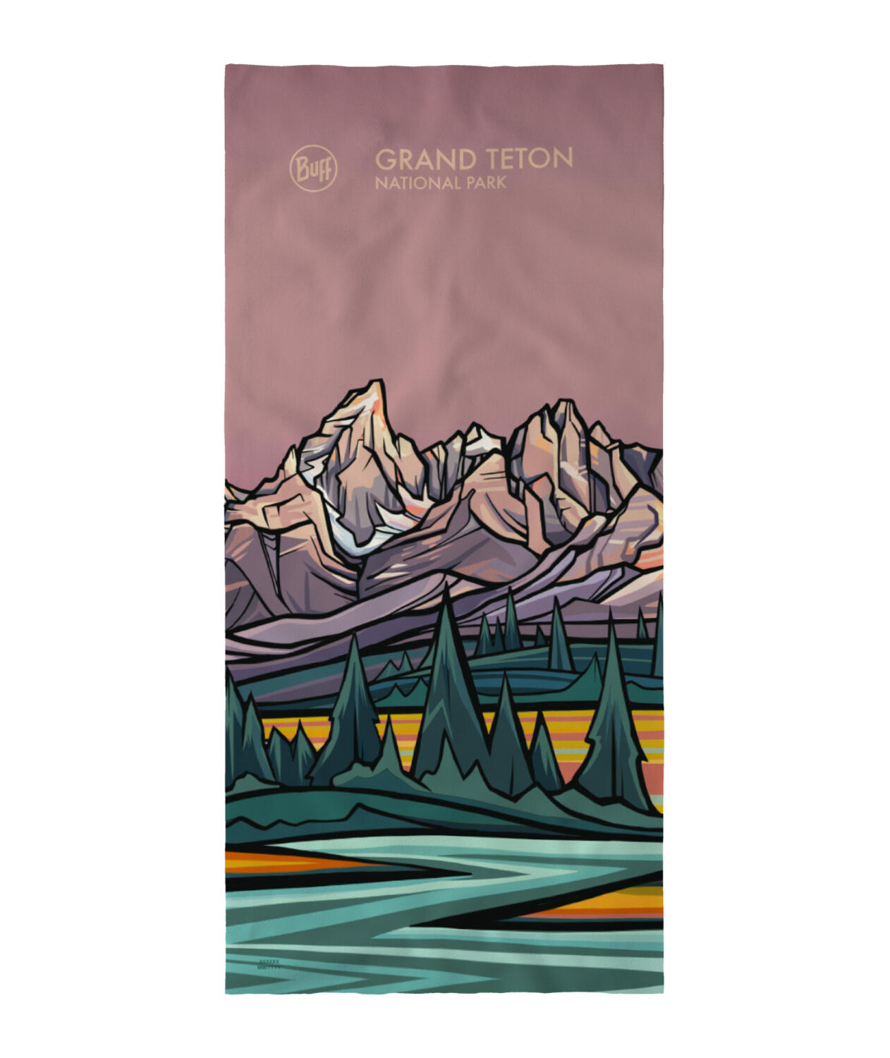 Chusta wielofunkcyjna Buff Coolnet UV National Parks - grand teton