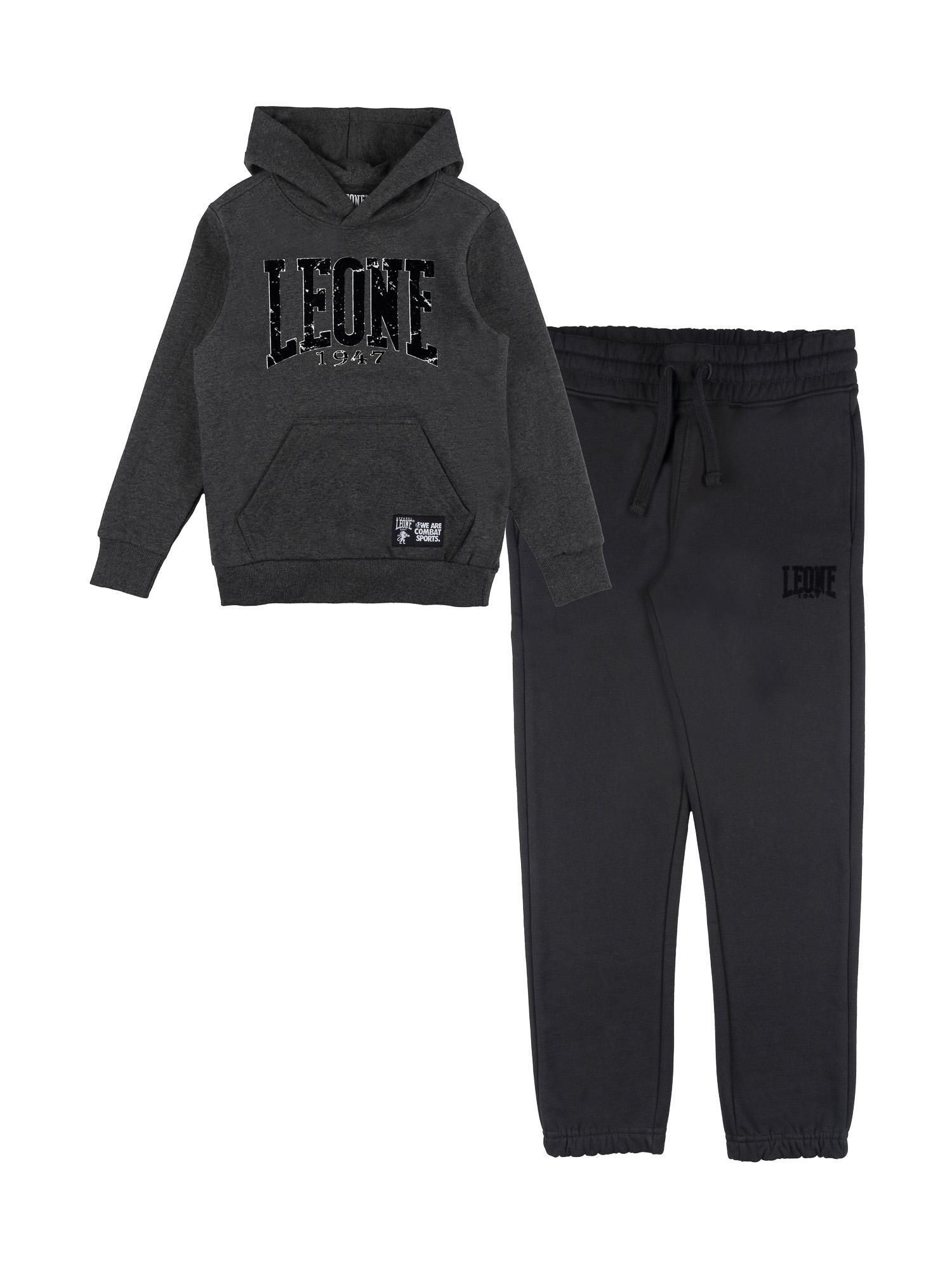 Leone 1947 Street Style Winter-Trainingsanzug zum Überziehen, Kapuze für Kinder