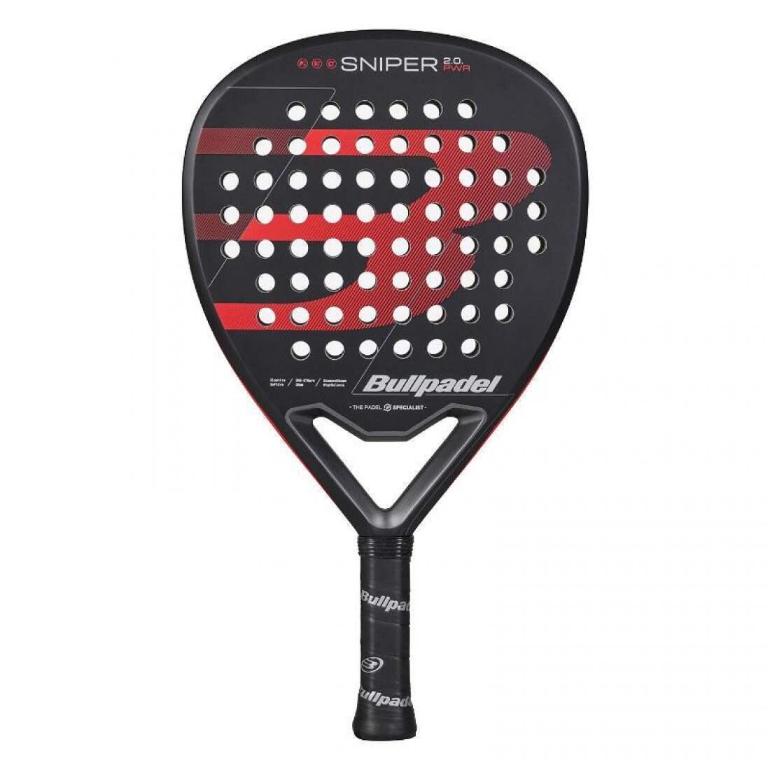 Rakieta Padel Bullpadel Sniper 2.0 Power Czarna 2026 Wielokolorowa