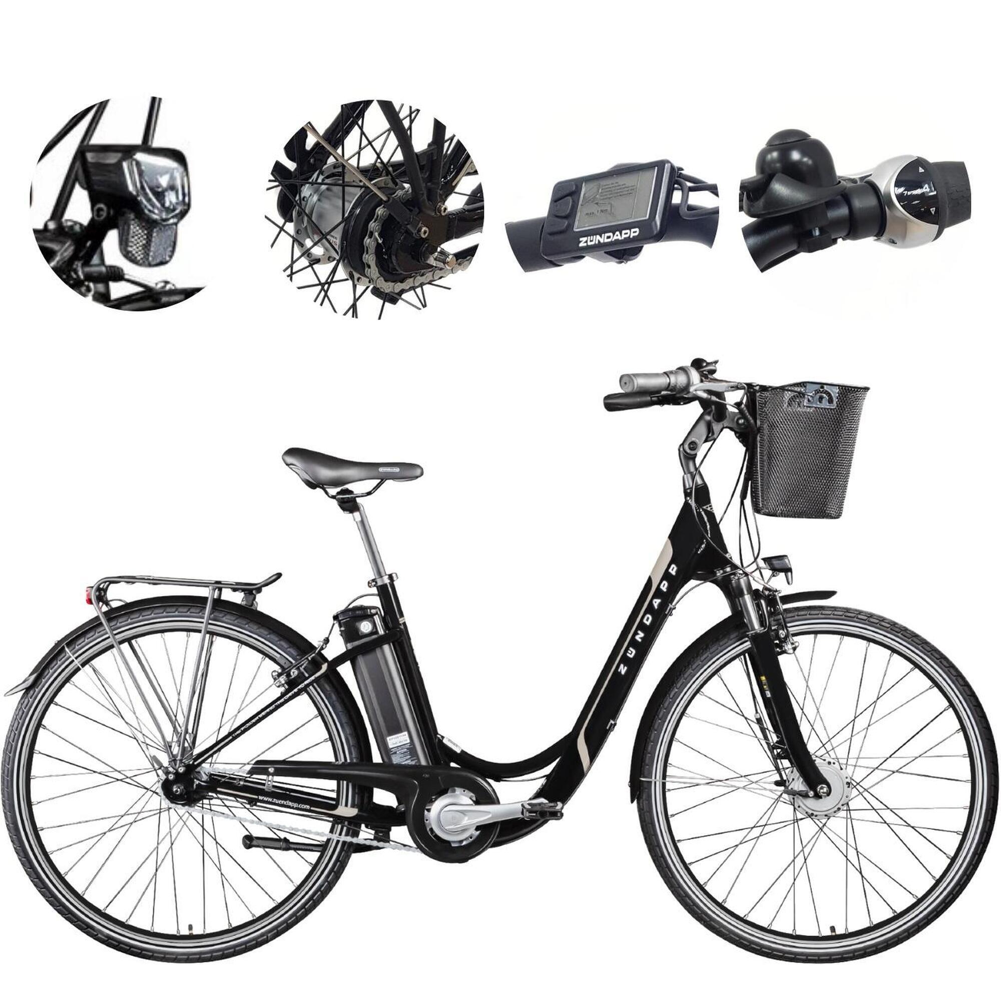 Rower Elektryczny Damski Miejski 28 250W Alu Nexus 7 Kontra 10 4AH LCD