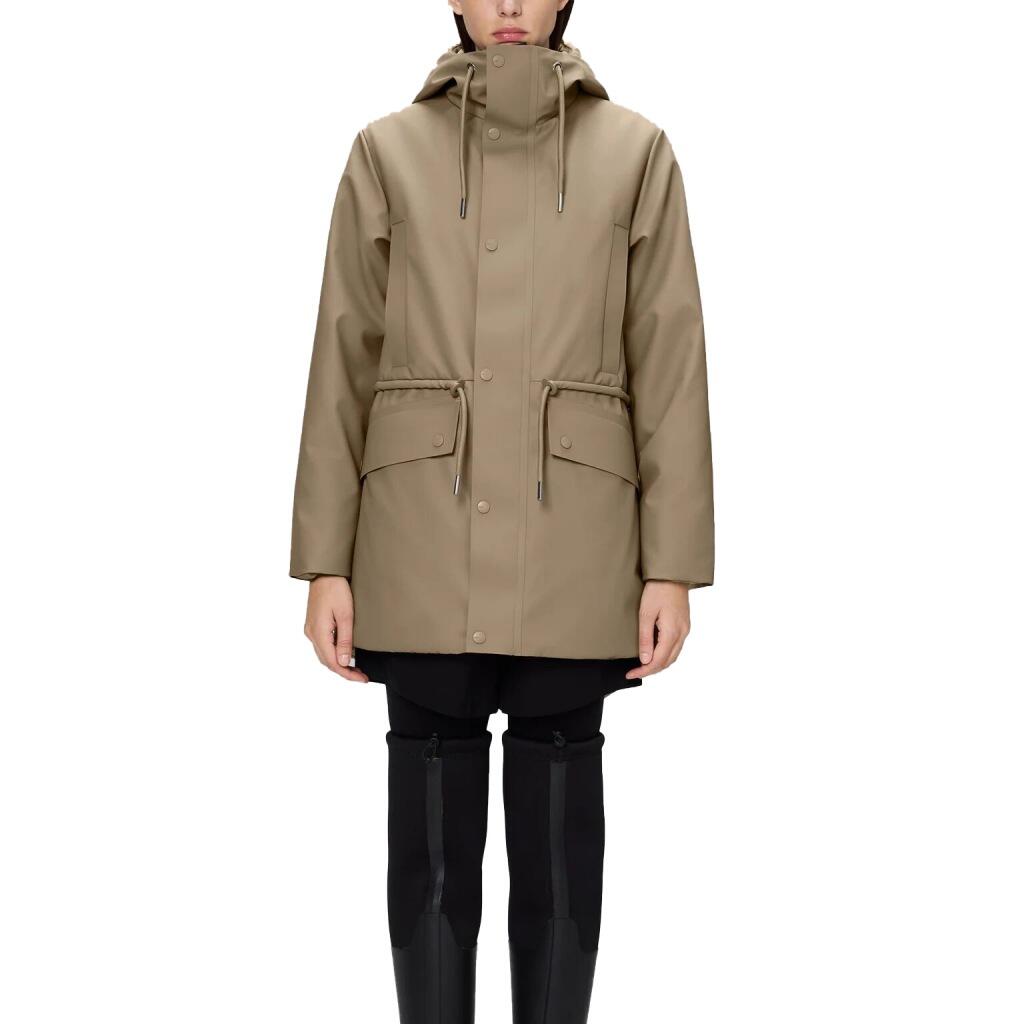Kurtka RAINS NOME SHORT W PARKA W3T3 Beżowy