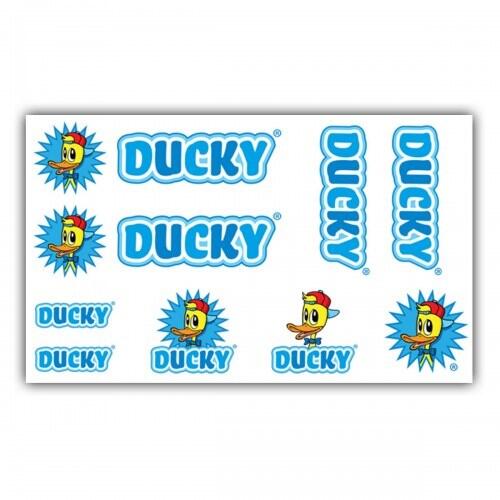 Avada Zestaw transferów na rower dziecięcy Ducky Blue 14x20 cm