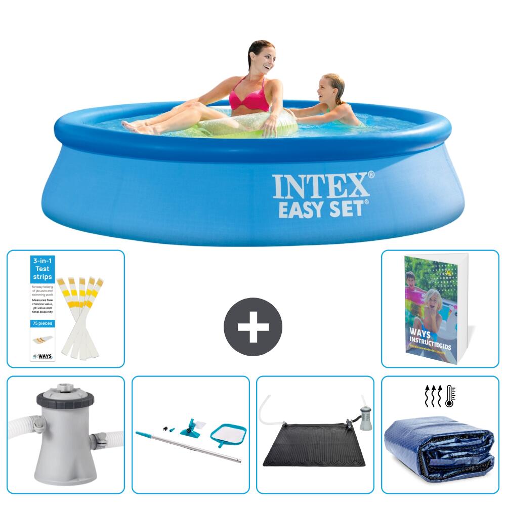 INTEX Basen Easy Set Okrągły - 244x61 cm - 7-częściowy S235