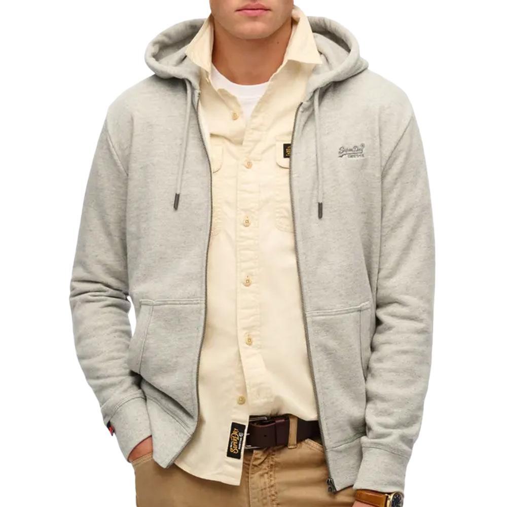 Bluza z kapturem i zamkiem błyskawicznym Superdry Logo Essential