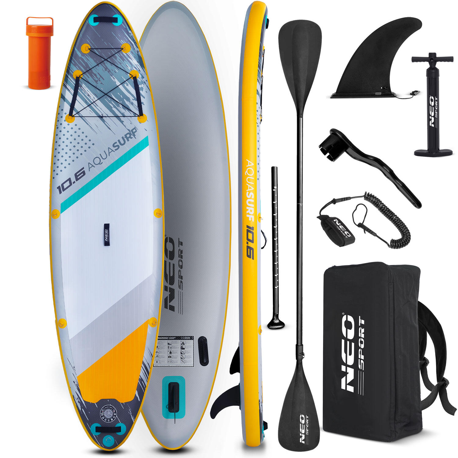 Deska SUP do pływania pompowana Stand Up Paddle Aquasurf 320cm Neo-Sport