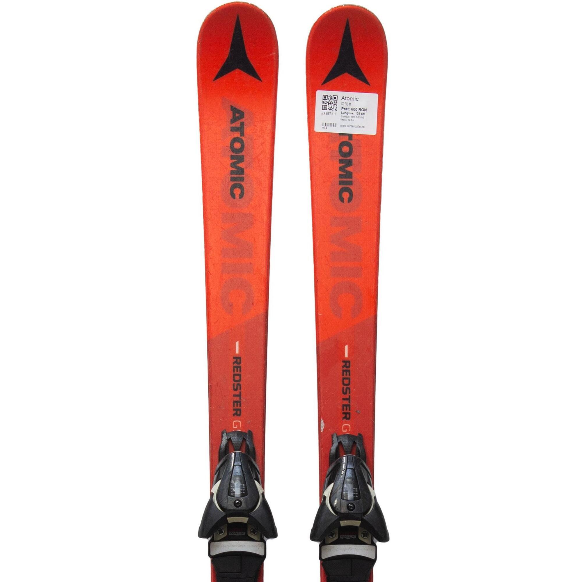 Second Life- Narty ATOMIC G9 FIS  166 cm- Stan zadowalający