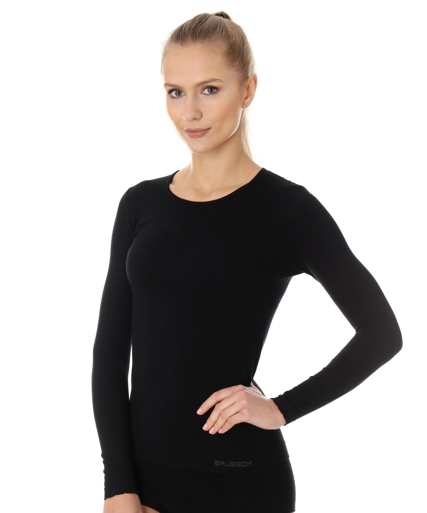 Koszulka damska z długim rękawem Brubeck COMFORT COTTON