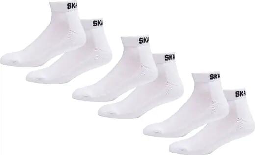 Odzież Skarpety unisex SkatePro Ankle Socks 3-Zestaw - Biały - 46-48