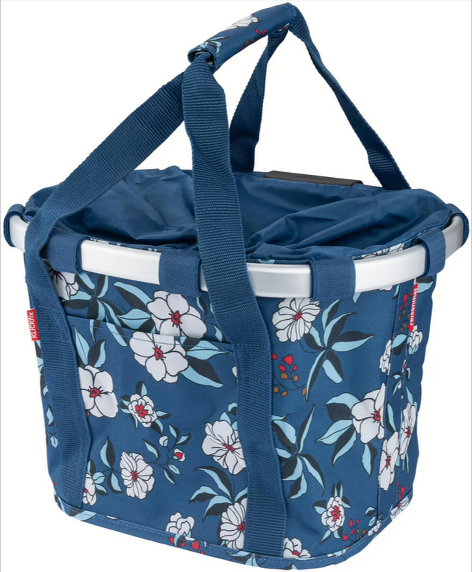 Koszyk na przednie koło „Bike Basket”, kolor ogrodowy niebieski