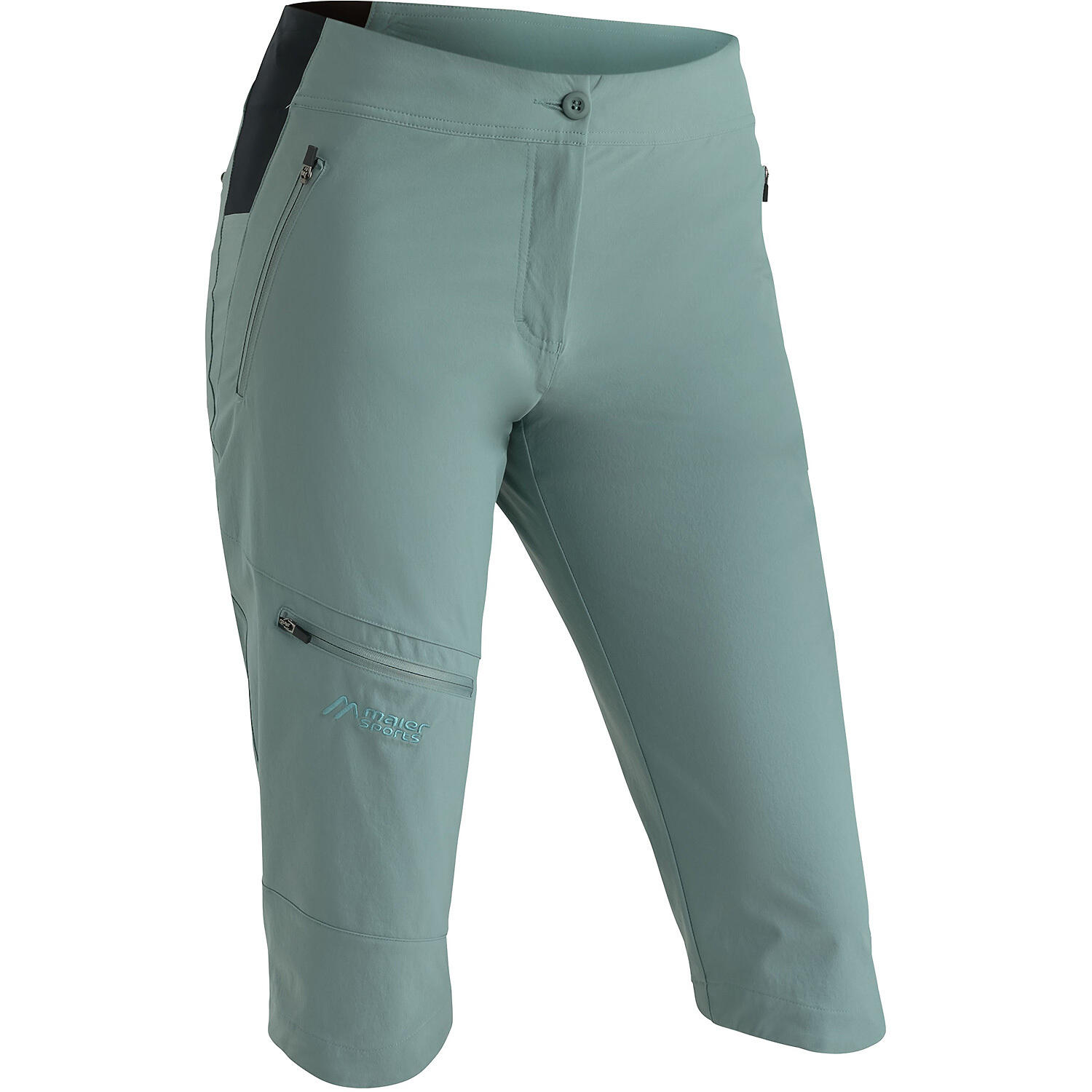 Damskie spodnie trekkingowe slim Maier Sports Capri Vario