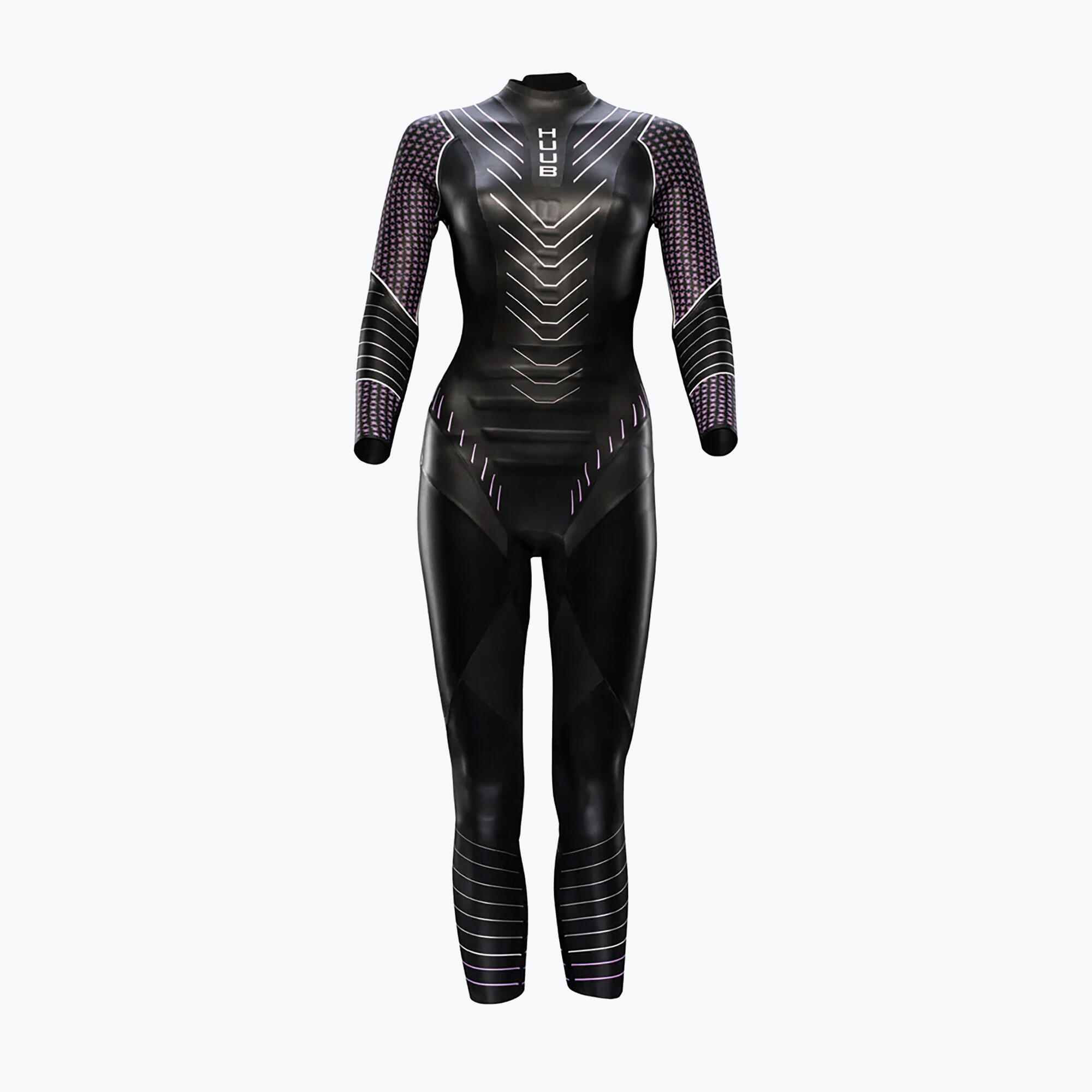 Pianka triathlonowa damska HUUB Pinnacle NB 5:3 mm purple