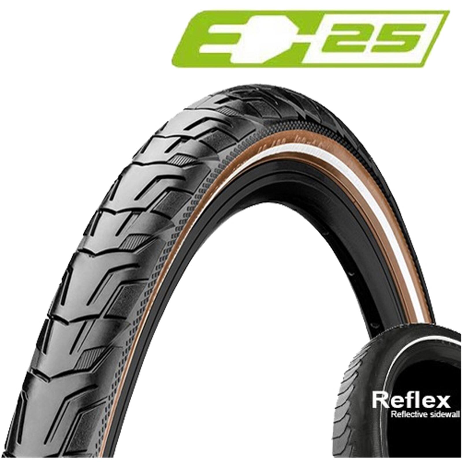 Continental RIDE City 28 x 1.75 (47-622) czarny/brązowy