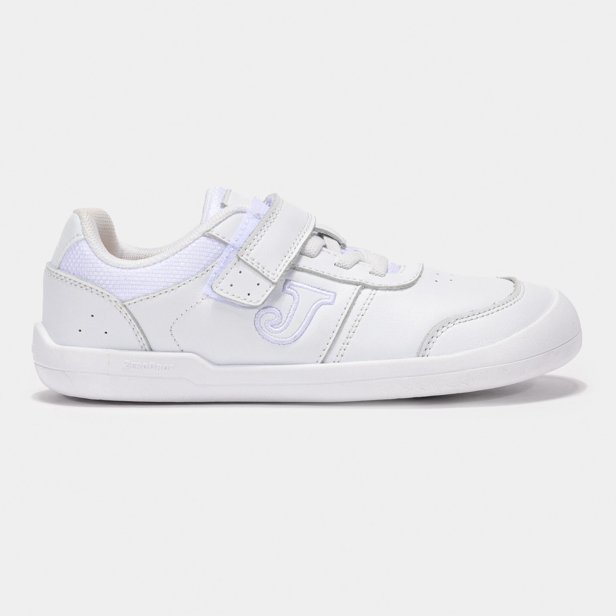 Zapatillas Casual Niños Joma Vela JR Blanco Ligeras-JVELAS2502V